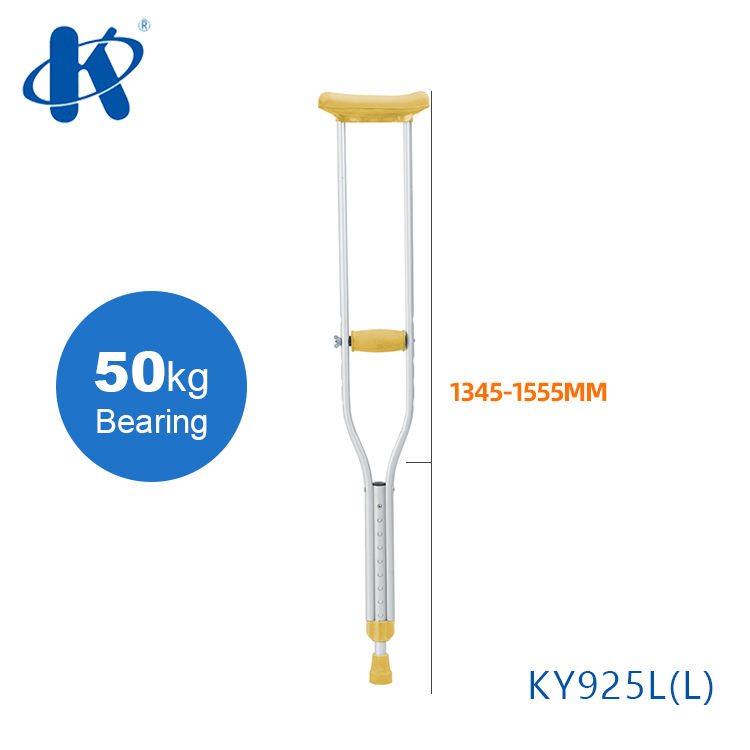 kaiyang KY925L(L) cheap hospital crutches price Adjustable aluminum crutch best quality crutch for disabled people